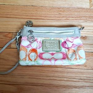 Coach Poppy Wristlet